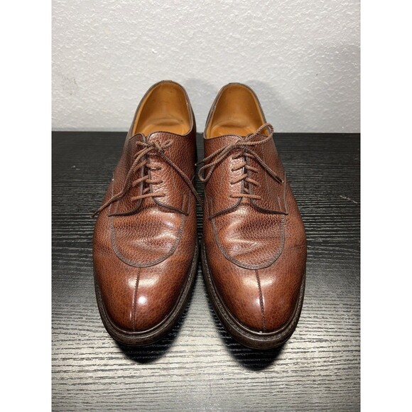 J.M.Weston Golf Burgundy D Width Brown Leather Men’s Shoes 598 U Tip Sz 11 D main image 4